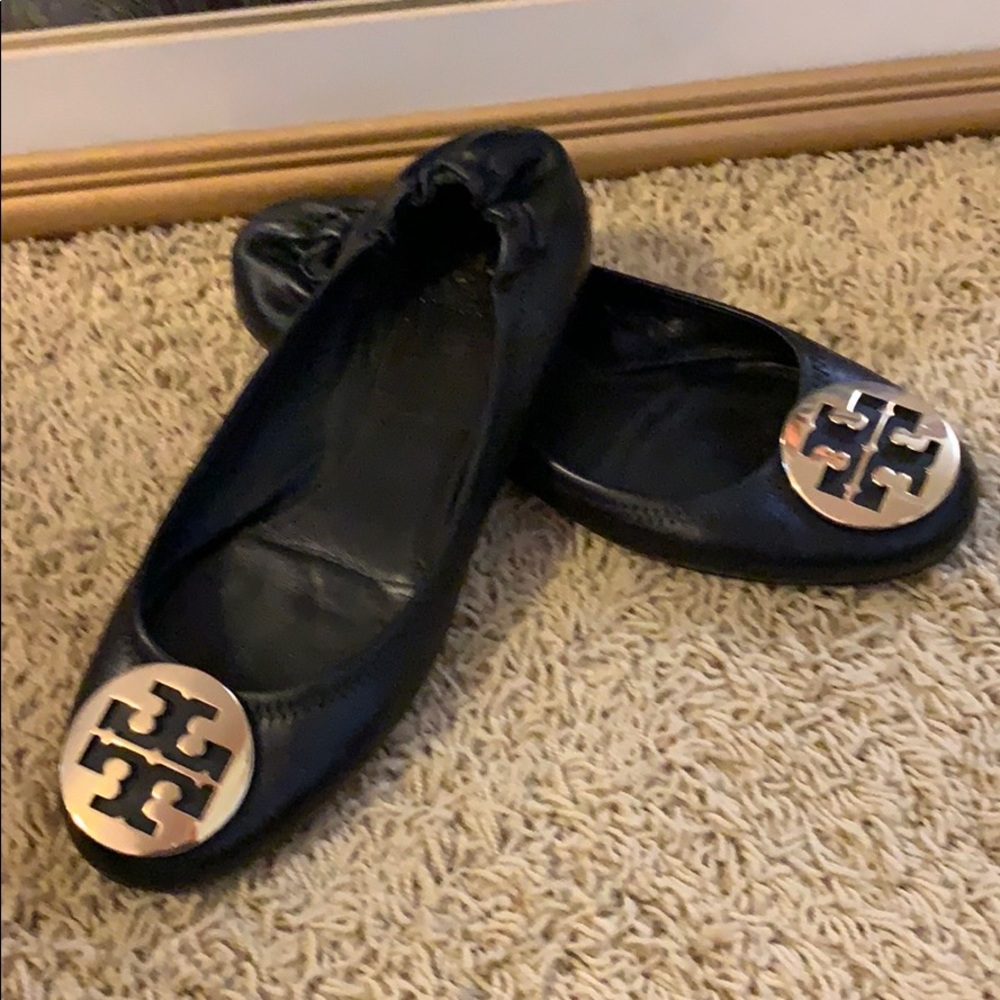 Tory Burch black ballet flats size 9.